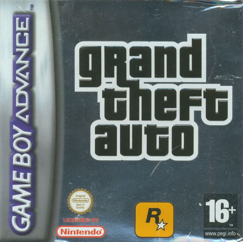 Grand Theft Auto Advance box art for GameBoy Advance